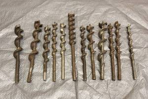 lot 67 image: LOT OF 12 ASSORTED AUGER BITS&nbsp