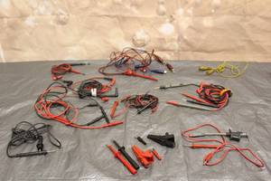 lot 69 image: LOT OF ASSORTED MULTIMETER TEST LEADS&nbsp