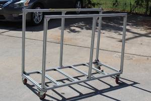 lot 93 image: METAL ROLLING CART&nbsp