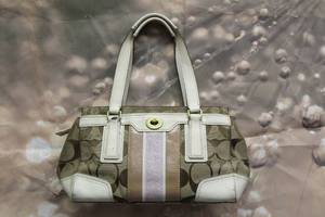 lot 105 image: COACH 10771-11620 SIGNATURE HANDBAG