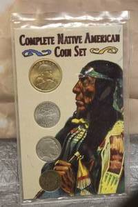 lot 133 image: 2004 FIRST COMMEMORATIVE MINT INC COMPLETE NATIVE AMERICAN COIN SET