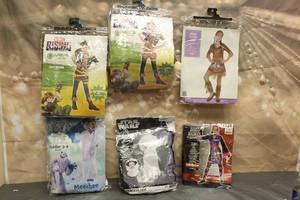 lot 17 image: 6. ASSORTED HALLOWEEN COSTUMES VARIOUS SIZES SEE PICS