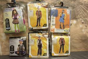 lot 42 image: 6. ASSORTED HALLOWEEN COSTUMES VARIOUS SIZES SEE PICS