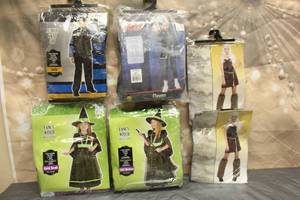 lot 53 image: 6. ASSORTED HALLOWEEN COSTUMES VARIOUS SIZES SEE PICS