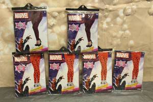 lot 49 image: 6 ADULTCHILD MARVEL LEGGINGS , SEE PICS&nbsp