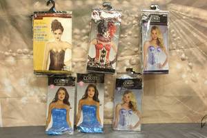 lot 85 image: 6. ASSORTED HALLOWEEN COSTUMES CORSETS VARIOUS SIZES SEE PICS