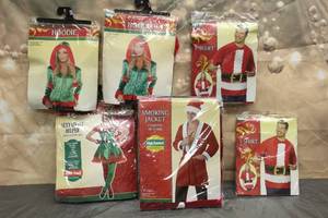 lot 89 image: 6. ASSORTED HALLOWEEN COSTUMES VARIOUS SIZES SEE PICS