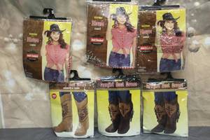 lot 103 image: 6. ASSORTED WESTERN HALLOWEEN COSTUMES ACCESSORIES&nbsp SEE PICS