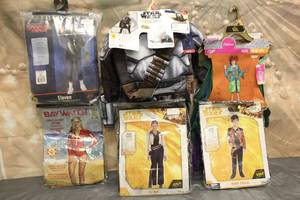 lot 113 image: 6. ASSORTED HALLOWEEN COSTUMES VARIOUS SIZES SEE PICS