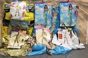 lot 128 image: 6. ASSORTED HALLOWEEN COSTUMES VARIOUS SIZES SEE PICS