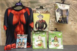 lot 134 image: 6. ASSORTED HALLOWEEN COSTUMES VARIOUS SIZES SEE PICS