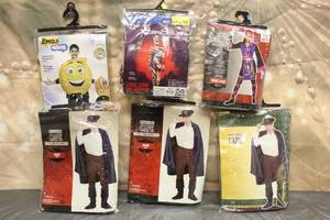 lot 138 image: 6. ASSORTED HALLOWEEN COSTUMES VARIOUS SIZES SEE PICS