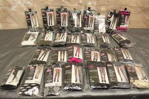 lot 167 image: GENEROUS AMOUNT ASSORTED HALLOWEEN&nbsp ADULT&nbsp TIGHTSSTOCKINGS&nbsp VARIOUS SIZES SEE PICS
