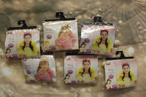 lot 182 image: 6. DISNEY PRINCESS CHILD&nbsp HALLOWEEN COSTUMES SHRUGS SEE PICS