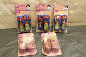 lot 185 image: 5. ASSORTED DISNEY HALLOWEEN COSTUMES SLIPPER SHOES&nbsp SEE PICS
