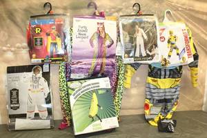 lot 211 image: 6. ASSORTED HALLOWEEN COSTUMES VARIOUS SIZES SEE PICS
