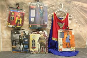 lot 215 image: 6. ASSORTED HALLOWEEN COSTUMES VARIOUS SIZES SEE PICS