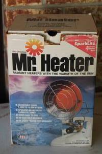 lot 70 image: MR HEATER GAS FIRED INFRA RED PORTABLE HEATER MN12TS