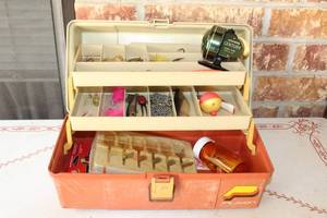 lot 106 image: PLANO TACKLE BOX 5520 WITH CONTENTS&nbsp