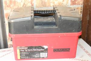lot 180 image: DURABUILT CLEAR TOP TOOL BOX DB-1725