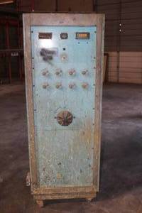 lot 62 image: DC SYSTEMS INC BATTERY CHARGER SPECIALIST ON CASTERSMODEL LB 2OD-50