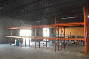 lot 101 image: 5 SECTION PALLET RACKING BUYER MUST DISASSEMBLE&nbsp MUST BRING PHILLIPS AND FLATHEAD SCREWDRIVERS&nbsp AND SOCKET AND WRENCH