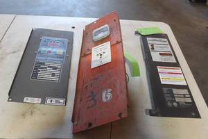 lot 120 image: 3 BATTERY CHARGER PANEL CONTROL SELECT BOARDS MARK II ALLTECH GENELECTRONICS&nbsp