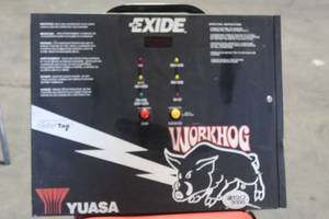 lot 122 image: YUASA INDUSTRIAL BATTERY CHARGE EXIDE CONTROL SELECT PANEL W3-18-865