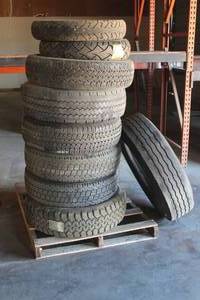 lot 132 image: ASSORTED TIRES