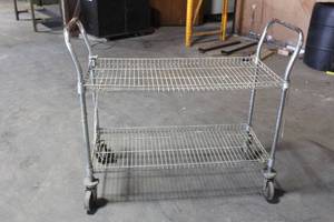 lot 136 image: METAL ROOLING CART