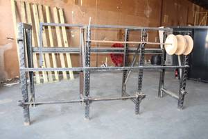 lot 145 image: LARGE WIRE SPOOL HOLDER