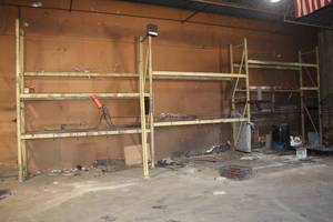 lot 147 image: 3 SECTION PALLET RACKING BUYER MUST DISASSEMBLE&nbsp MUST BRING PHILLIPS AND FLATHEAD SCREWDRIVERS&nbsp AND SOCKET AND WRENCH