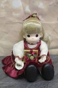 lot 9 image: 1997 PRECIOUS MOMENTS 16 DOLL COLLECTION LEAH&nbsp No. 1110 , LEMSTONE EXCLUSIVE LIMITED EDITION OF 3,000 ,&nbsp