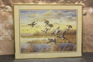 lot 77 image: EARLY MORNING POURING IN MALLRDS SIGNED BY ARTIST CHARLES &amp MURPHY&nbsp