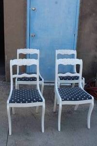 lot 92 image: 4 ANTIQUE DUNCAN PHYFE DINING CHAIRS&nbsp