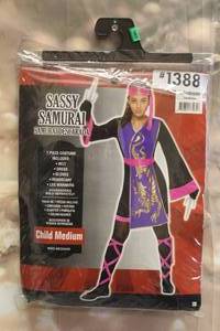 lot 154 image: SASSY SAMURAI CHILD SIZE MED