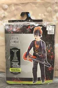 lot 202 image: ROCK ZOMBIE CHILD SIZE LARGE