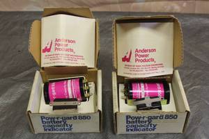 lot 123 image: 2 ANDERSON POW-R-GARD 850 BATTERY CAPACITY INDICATORS
