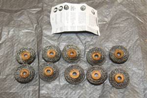 lot 125 image: 10 AMERICAN BRUSH ASSOCIATION CRIMPED WIRE WHEELS MSFS 20,000