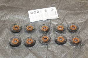 lot 126 image: 10 AMERICAN BRUSH ASSOCIATION CRIMPED WIRE WHEELS&nbsp