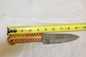 lot 62 image: MHS CUTLERY HANDMADE COSTUM CHEF, FOLDING, ULU KNIVES WITH WOOD, BONE AND OR RESIN HANDLES