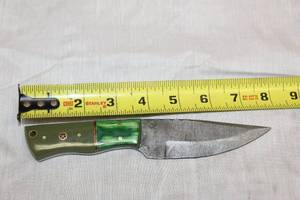 lot 66 image: MHS CUTLERY HANDMADE COSTUM CHEF, FOLDING, ULU KNIVES WITH WOOD, BONE AND OR RESIN HANDLES