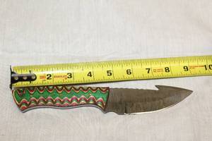 lot 97 image: MHS CUTLERY HANDMADE COSTUM CHEF, FOLDING, ULU KNIVES WITH WOOD, BONE AND OR RESIN HANDLES