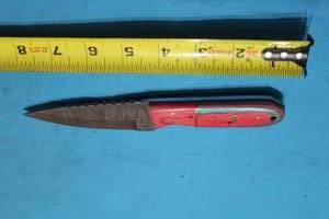 lot 158 image: MHS CUTLERY HANDMADE COSTUM CHEF, FOLDING, ULU KNIVES WITH WOOD, BONE AND OR RESIN HANDLES