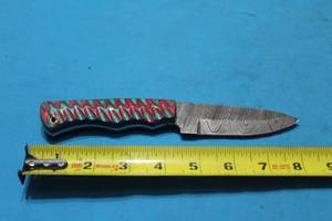 lot 163 image: MHS CUTLERY HANDMADE COSTUM CHEF, FOLDING, ULU KNIVES WITH WOOD, BONE AND OR RESIN HANDLES