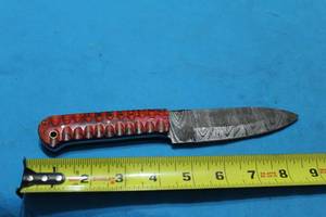 lot 167 image: MHS CUTLERY HANDMADE COSTUM CHEF, FOLDING, ULU KNIVES WITH WOOD, BONE AND OR RESIN HANDLES