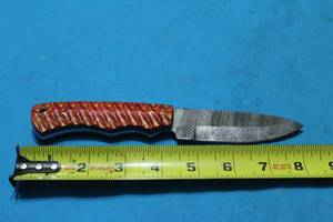 lot 174 image: MHS CUTLERY HANDMADE COSTUM CHEF, FOLDING, ULU KNIVES WITH WOOD, BONE AND OR RESIN HANDLES