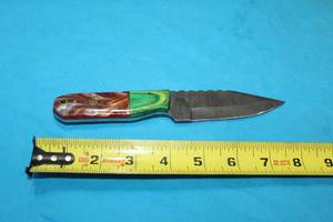 lot 137 image: MHS CUTLERY HANDMADE COSTUM CHEF, FOLDING, ULU KNIVES WITH WOOD, BONE AND OR RESIN HANDLES