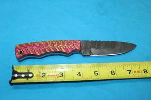 lot 139 image: MHS CUTLERY HANDMADE COSTUM CHEF, FOLDING, ULU KNIVES WITH WOOD, BONE AND OR RESIN HANDLES