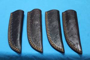 lot 189 image: 4. GENIUNE LEATHER SHEATHS